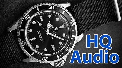 rolex tick sound